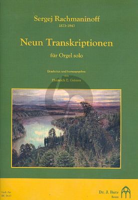 Rachmaninoff 9 Transkriptionen für Orgel (ped.) (transcr. Heinrich E. Grimm)