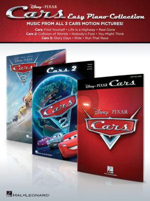 Cars – Easy Piano Collection Music from All 3 Disney Pixar Motion Pictures