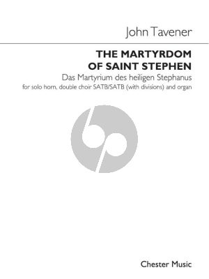 The Martyrdom Of St Stephen Horn solo-SATB/SATB -Organ Score