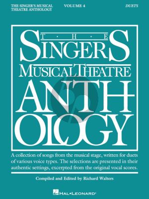 The Singer's Musical Theatre Anthology 4 - Duets