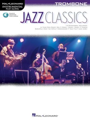 Jazz Classics Instrumental Play-Along for Trombone (Book with Audio online)