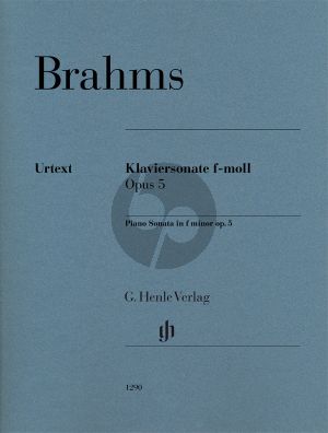 Brahms Sonate f-moll Op.5 Klavier (Katrin Eich) (Henle-Urtext)