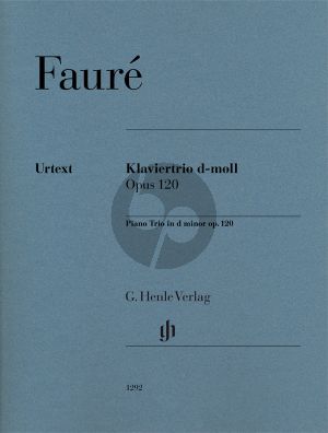 Faure Trio d-moll Op.120 Violine-Violoncello-Klavier (Part./Stimmen) (Fabian Kalb) (Henle-Urtext)