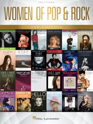 Women of Pop & Rock Easy Piano (2nd. ed.)