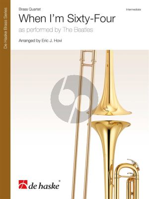 Beatles When I'm Sixty-Four Brass Quartet (Score/Parts) (arr. Eric J. Hovi)