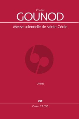 Gounod Messe solennelle de sainte Cécile CG 56 Soli-Chor-Orchester Partitur (Frank Höndgen)