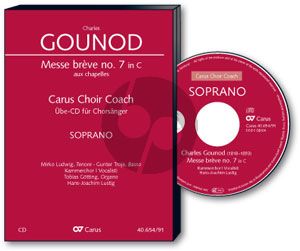 Gounod Messe Breve No.7 Aux Chapelles C-dur Alt Chorstimme (Carus Choir Coach)