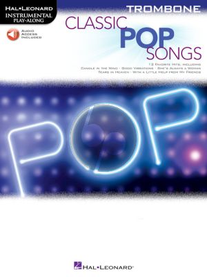 Classic Pop Songs for Trombone (Book with Audio online)