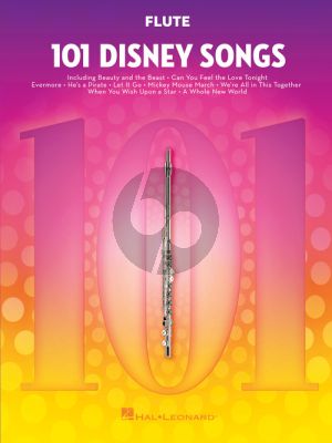 101 Disney Songs for Flute