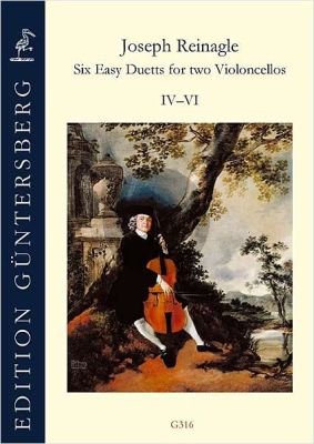 Reinagle Six Easy Duetts Vol.2 ( No.4-6 ) 2 Violoncellos (Günter und Leonore von Zadow)