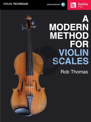 Thomas A Modern Method for Violin Scales (Book with Audio online)
