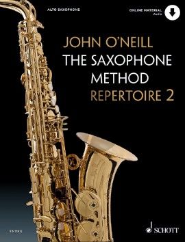 O'Neill The Saxophone Method Repertoire Book Vol.2 Alto Saxophone (Book with online material)