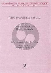 Arnold Sechs Duos (Themen mit Variationen) 2 Violoncellos (ed. Andreas Wolfgang Flad)