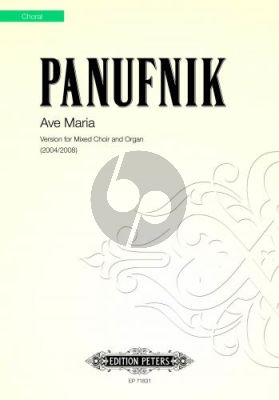 Panufnik Ave Maria SATB and Organ