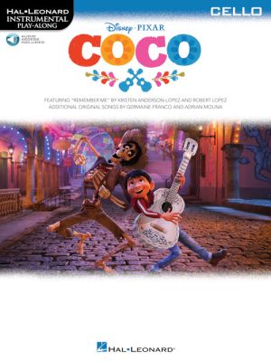 Disney Pixar's Coco Instrumental Play-Along Cello (Book with Audio online)