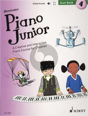 Heumann Piano Junior: Duet Book 4 (A Creative and Interactive Piano Course for Children) (Book with Audio online)