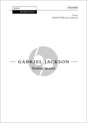 Jackson Stabat Mater SSSSAATTBB Vocal Score