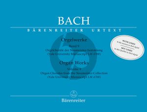 Bach Orgelwerke Band 9 Orgelchoräle der Neumeister-Sammlung (Christoph Wolff) (Barenreiter-Urtext)