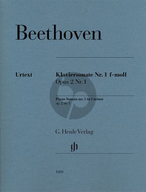 Beethoven Sonate f-moll Op.2 No.1 Klavier (Norbert Gertsch und Murray Perahia) (Henle-Urtext)