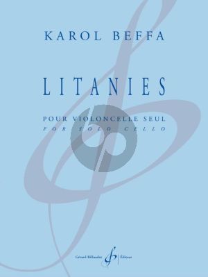 Beffa Litanies Violoncelle seule