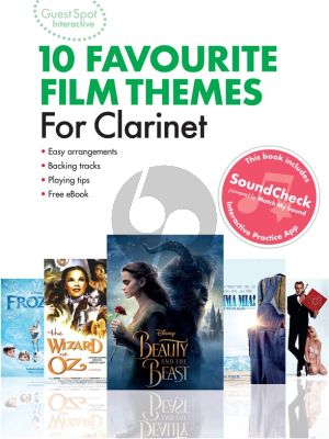 Guest Spot Interactive: 10 Favourite Film Themes for Clarinet (Book with Audio online)