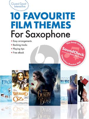 Guest Spot Interactive: 10 Favourite Film Themes for Saxophone (Book with Audio online)