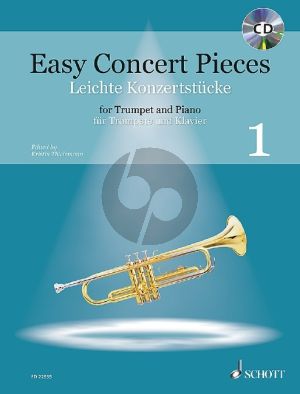 Easy Concert Pieces Vol.1 (22 Pieces from 5 Centuries) Trumpet-Piano (Bk-Cd) (edited by Kristin Thielemann)