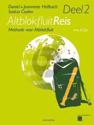 Hellbach-Coolen Altblokfluitreis Vol.2 (Methode voor Altblokfluit) (Boek met 3 CD's)