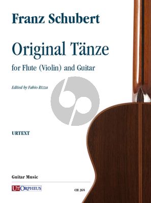 Schubert Original Tänze for Flute (Violin) and Guitar (Fabio Rizza)