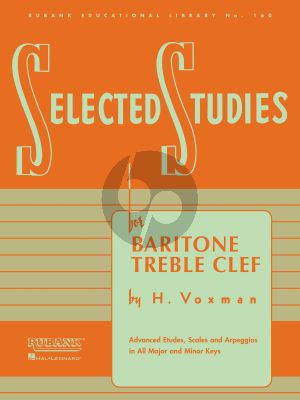 Voxman Selected Studies for Baritone (Treble Clef)