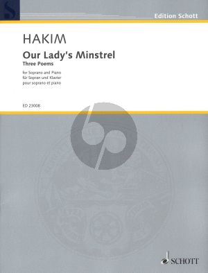 Hakim Our Lady's Minstrel Soprano-Piano (Three Poems)