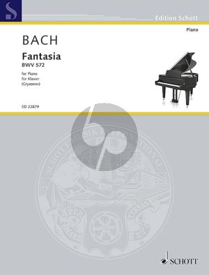Fantasia BWV 572 Piano solo