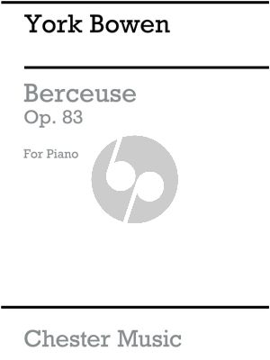 Bowen Berceuse Op.83 Piano solo