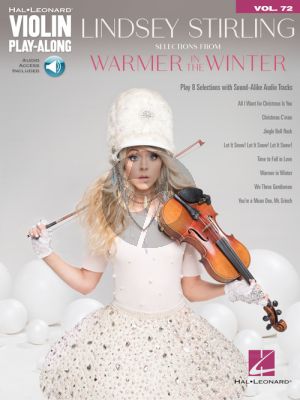 Lindsey Stirling – Selections from Warmer in the Winter (Violin Play-Along Volume 72) (Book with Audio online)