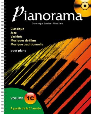 Pianorama Volume 1C (Livre avec CD) (Dominque Bordes et Alien Sans)