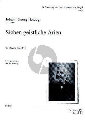 Herzog 7 geistliche Arien Op.43 für Hohe Stimme und Orgel (Gabriel Isenberg)