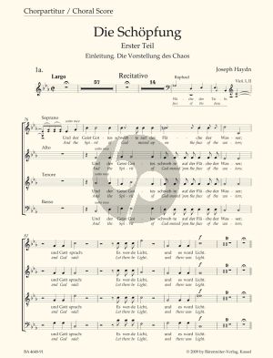 Haydn Die Schöpfung - The Creation Hob. XXI:2 Choral Score (SATB) (Annette Oppermann)