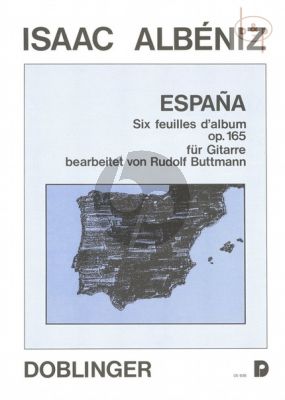 Espana Op.165 for Guitar
