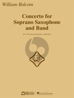 Bolcom Concerto for Soprano Saxophone and Band (piano reduction)
