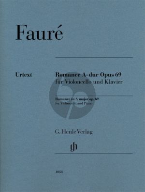 Faure Romance A-major opus 69 Violoncello and Piano