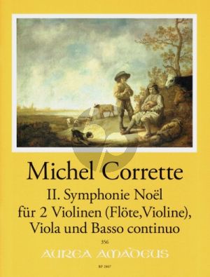 Corrette Symphonie Noël No. 2 2 Violinen (Flöte und Violine)-Viola und Bc (Part./Stimmen) (Harry Joelson)