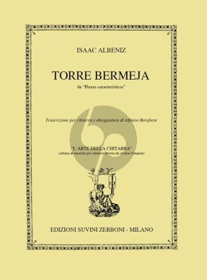 Albeniz Torre Bermeja Guitar (from 12 Piezas Caracteristicas) (Alfonso Borghese)