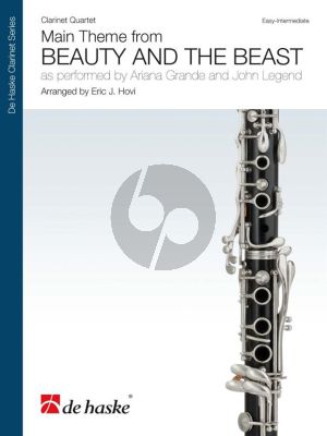 Main Theme From Beauty and The Beast for Clarinet Quartet (Score/Parts) (Arr. Eric J. Hovi)