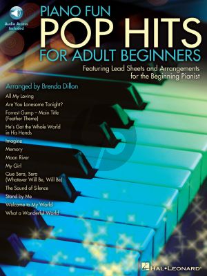 Piano Fun Pop Hits for Adult Beginners (Book with Audio online) (arr. Brenda Dillon)