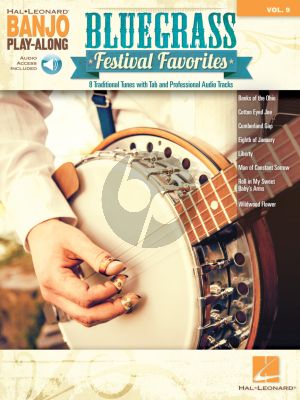Bluegrass Festival Favorites - Banjo Play-Along Volume 9 (Book with Audio online)