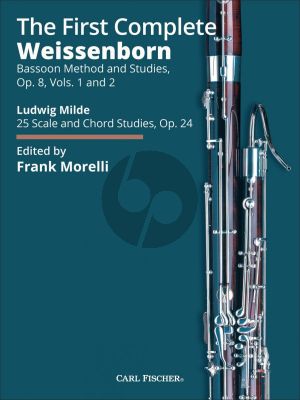 Weissenborn The First Complete Weissenborn Method (Opus 8 Volumes 1 and 2 and Milde Opus 24) (Edited by Frank Morelli)