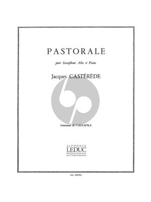 Casterede Pastorale Saxophone alto et Piano