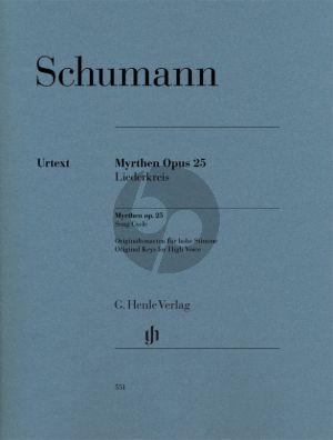 Schumann Myrthen Opus 25 Liederkreis Hohe Stimme (Kazuko Ozawa)