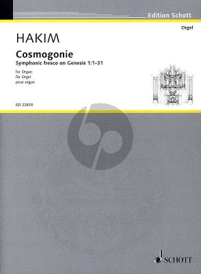 Hakim Cosmogonie for Organ (Symphonic fresco on Genesis 1:1-31)