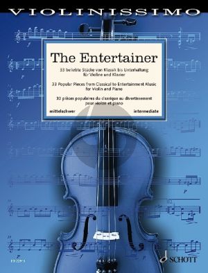 The Entertainer Violin and Piano (33 Popular Pieces from Classical to Entertainment Music) (Wolfgang Birtel)